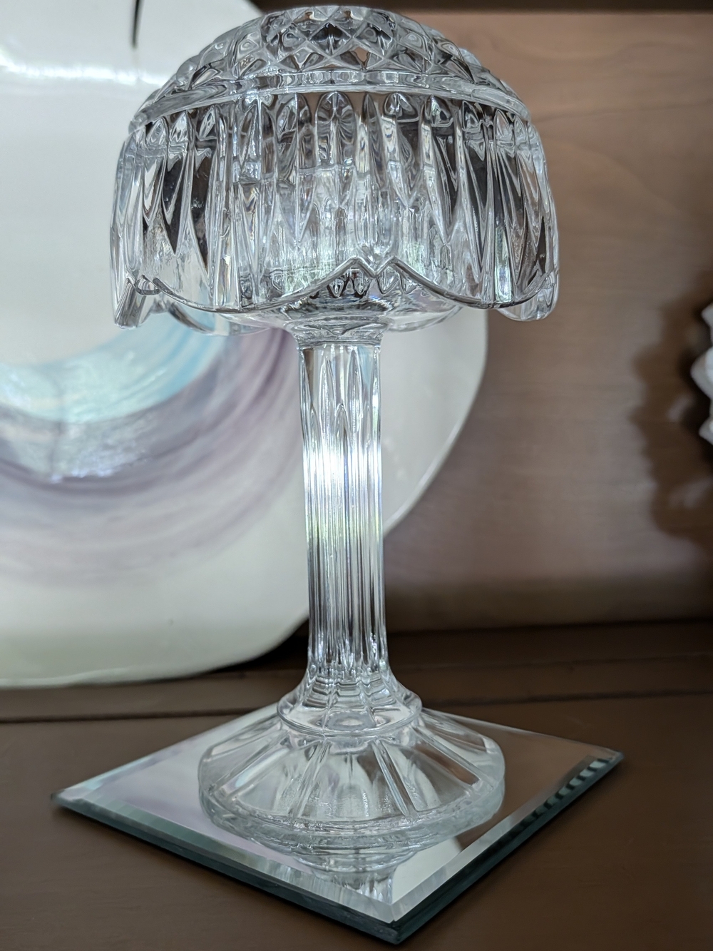 Cryatal Fairy Lamp Candle Holder